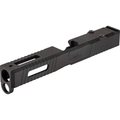 TRYBE Defense Pistol Slide Glock 17 Gen 5 RMR Cut Version 1 Black Cerakote SLDG17G5RMR-BN