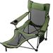 Arlmont & Co. Huipio Camping Chair Metal in Green | 21.5 H x 31.8 W x 57 D in | Wayfair 1EBC130218C544D98350AEFD4C0E6121