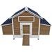 Tucker Murphy Pet™ Hargaden Chicken Coop w/ Nesting Box Solid Wood in Brown | 38 H x 39 W x 59 D in | Wayfair 63F54240532D4DB6A260AB5E3D7D864F