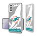 Miami Dolphins Personalized Tilt Design Galaxy Clear Case