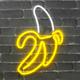 Skylantern - Neon Banane 47 cm - Prise et Interrupteur On/Off inclus Neon led pour Decoration