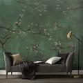Art For The Home - Papier peint panoramique Cerisiers japonais 300 x 280cm Vert - Vert