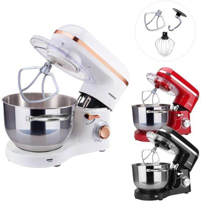 Arebos - Robot Pâtissier Professionnel 1500W Bol d'Acier Inoxydable 6 Litres 6 Vitesses Fonction