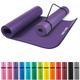 Tapis en mousse grand - 190x100x1,5cm (Yoga - Pilates - sport à domicile) - Couleur : violet