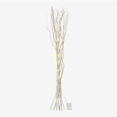 Sklum - Branches de bambou avec lumières led Baze Gris Argent - Gris Argent
