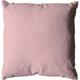 Coussin déhoussable 40 x 40 cm lola 100% coton coloris vieux rose