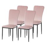 Modern And Contemporary Tufted Velvet Upholstered Dining Chair