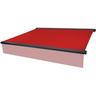 Planesium Premium Markisentuch ( 5m / 500cm x 350cm / 3,5m Rot ) Markisenbespannung Markisenstoff Markisen Tuch Markisevolant OHNE Volant