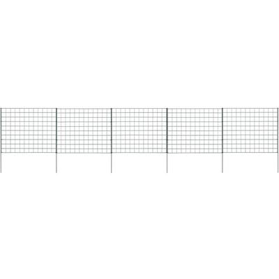 Vidaxl - Gartenzaun Set 77,5x64 cm Grün