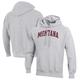 Men's Champion Heathered Gray Montana Grizzlies Reverse Weave Fleece Pullover Hoodie