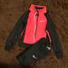 Nike Matching Sets | Hot Pink & Black Nike Sweatsuit Size3t | Color: Black/Pink | Size: 3tg