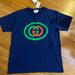 Gucci Shirts | Gucci Men's Gg Logo T-Shirt | Color: Blue | Size: M