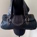 Michael Kors Bags | Htf Vintage Michael Kors Leather Grommet Barrel Bag | Color: Black/Silver | Size: 15" X 9"
