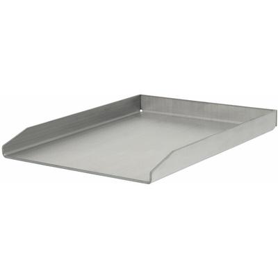 No Brand - BBQ-Toro Edelstahl Grillplatte, 30 x 40 cm, bbq Grill Plancha für Steak, Spiegelei und Image