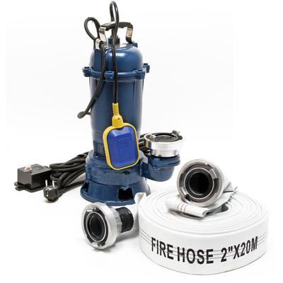 Schmutzwasserpumpe 1500W 22800l/h mit Schwimmerschalter max. Förderhöhe 10m mit 20m Schlauch Image