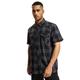 Brandit Check Shirt Herren Kurzarm, Größe:7XL, Farbe:Grau-Schwarz