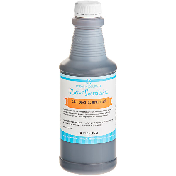LorAnn Salted Caramel Flavor Fountain Syrup 32 fl. oz.
