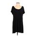 American Eagle Outfitters Casual Dress - Shift: Black Solid Dresses - Women's Size Small
