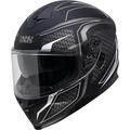 IXS 1100 2.4 Casco, nero-grigio, dimensione L