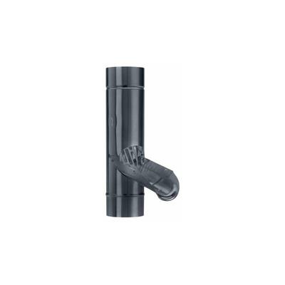 Gromo - grömo alustar Regenwasserklappe Anthrazit ø100 mit V2A Sieb, sx (glatt), 82741 Image