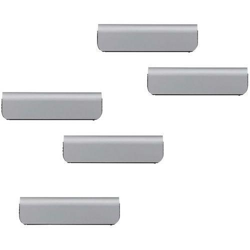 durable 5 clip à fixation adhésive - lot de 5 - durafix