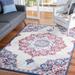 Red/White 108 x 0.31 in Indoor Area Rug - Langley Street® Evart 802 Area Rug In Ivory/Red, Polypropylene | 108 W x 0.31 D in | Wayfair