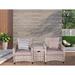 Red Barrel Studio® Rand Wicker/Rattan 2 - Person Seating Group w/ Cushions Synthetic Wicker/All - Weather Wicker/Wicker/Rattan in Gray | Outdoor Furniture | Wayfair