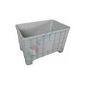 Pack Services - Bins in hpde, 4 piedi, 100 x 63,5 x 64,5 cm, 300 Lt - Grigio