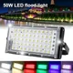 Projecteur LED imperméable éclairage d'extérieur applique murale 50W rouge/vert/bleu/blanc AC
