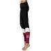 Women's Black Arkansas Little Rock Trojans Color Block Yoga Leggings