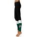 Women's Black Bemidji State Beavers Color Block Yoga Leggings