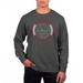 Men's Uscape Apparel Black Arkansas Razorbacks Pigment Dyed Fleece Crew Neck Sweatshirt