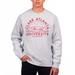 Men's Uscape Apparel Heathered Gray Clark Atlanta University Panthers Premium Fleece Crew Neck Sweatshirt