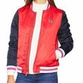 Levi's Jackets & Coats | Levi's Women's Retro Varsity Performance Bomber Jacket Sz. 1x | Color: Blue/Red | Size: 1x