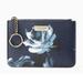 Kate Spade Bags | Kate Spade Laurel Way Night Rose Bitsy Card Wallet Navy Blue Floral New | Color: Blue | Size: Os