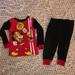 Disney Pajamas | Disney Pajama Set. Mickey Mouse! 12 Months. | Color: Black/Red | Size: 12mb