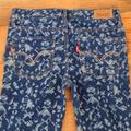 Levi's Bottoms | Levi's Blue Print Super Skinny Knit Jean Nwt Size 8 Reg | Color: Blue | Size: 8g