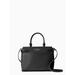 Kate Spade Bags | Kate Spade Cameron Staci Medium Satchel Shoulder Bag Black Leather Crossbody | Color: Black | Size: M