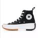 Converse Shoes | Converse Womens Hike Run Star High Top Sneaker Price Firm | Color: Black/White | Size: Various