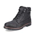 Rieker Men Ankle Boots F3600, Men´s Lace-up Ankle Boot,Water Repellent,riekerTEX,Short Boots,lace-up Boot,Low Boots,Black (Schwarz / 00),42 EU / 8 UK