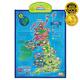 BEST LEARNING i-Poster My United Kingdom Interactive Map - Educational Talking Toy for Boys and Girls Ages 5 to 12 Years Old for Kids | UK Geography Electronic Game 5, 6, 7 Birthday Gift