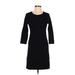 Old Navy Casual Dress - Sheath: Black Print Dresses - Women's Size Small