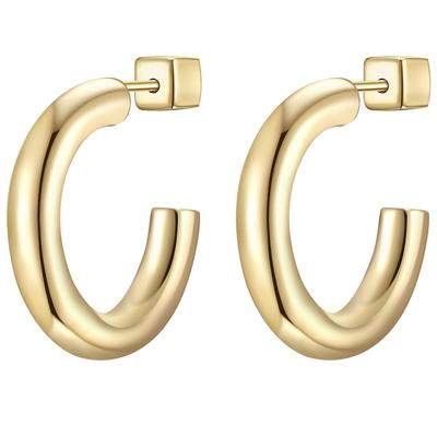 Glanzstücke München - Creolen Sterling Silber in Gelbgold 1 ct Damen Image