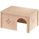 Ferplast - sin 4646 Maisonette pour lapins en bois fsc. Variante sin 4647 - Mesures: 37 x 27.7 x h