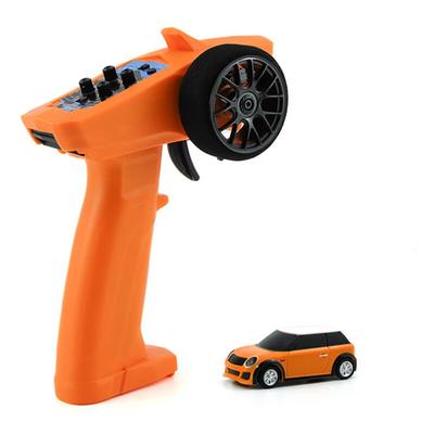Turbo Racing 1/76 2.4G 2WD Vollproportionale Steuerung Mini RC Auto LED Leichtfahrzeuge Modell