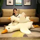 Peluche de canard fzGoose en forme d'animal mignon oreiller de couchage doux pour petit ami