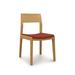 Copeland Furniture Iso Microsuede Side Chair Wood/Upholstered in Brown | 32.5 H x 18.375 W x 21.25 D in | Wayfair 8-ISO-40-07-Canvas Terracotta