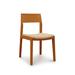 Copeland Furniture Iso Microsuede Side Chair Wood/Upholstered in Red/Brown | 32.5 H x 18.375 W x 21.25 D in | Wayfair 8-ISO-40-23-Sand Microsuede