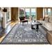 Blue/Navy 94 x 0.28 in Area Rug - Darby Home Co Merseles Coverty Medallion Navy 7 Ft. X 9 Ft. Area Rug Polyester/Polypropylene | Wayfair