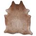 Brown 78 x 0.25 in Area Rug - Foundry Select NATURAL HAIR ON COWHIDE CARAMEL 3 - 5 M GRADE A Cowhide, Leather | 78 W x 0.25 D in | Wayfair